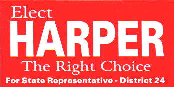 Elect HARPER The Right Choice